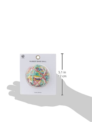 U Brands Ball Of Rubber Bands, Assorted Colors - Image 2