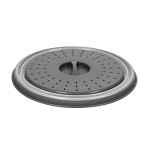 Tovolo Vented Collapsible Medium Microwave Cover (Charcoal) - Splatter Guard & Colander Kitchen Gadget for Food & Meal Prep / Dishwasher-Safe, BPA-Free Silicone & Plastic - Image 6