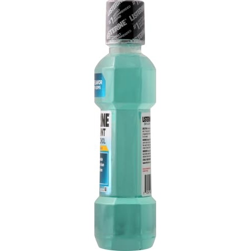 Listerine Zero Alcohol Mouthwash, Alcohol-Free Oral Rinse to Kill 99% of Germs That Cause Bad Breath for Fresh Breath & Clean Mouth, Less Intense Taste, Cool Mint Flavor, 1 L - Image 3
