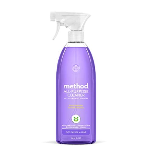 Method All-Purpose Cleaner Spray, French Lavender, Plant-Based and Biodegradable Formula Perfect for Most Counters, Tiles and More, 28 Fl Oz, (Pack of 1) - Image 1