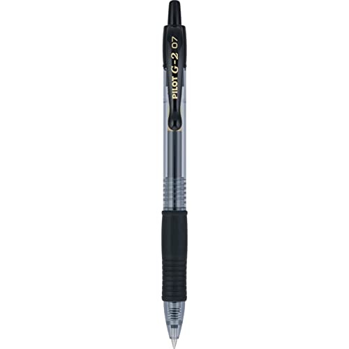 Pilot, G2 Premium Gel Roller Pens, Fine Point 0.7 MM, Black, Pack of 12 (Dozen Box) - Image 2