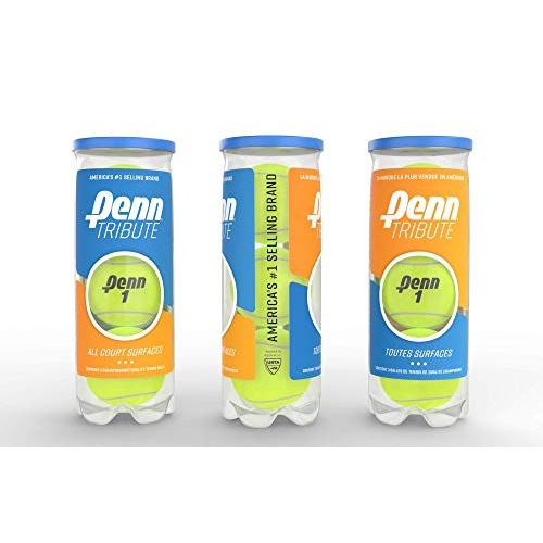 Penn Tribute - All Courts Felt Pressurized Tennis Ball, 1 Can, 3 Balls - Image 8