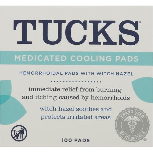 TUCKS Medicated Cooling Pads, 100 Count – Pads with Witch Hazel, Cleanses Sensitive Areas, Protects from Irritation, Hemorrhoid Treatment, Medicated Pads Used By Hospitals - Image 15