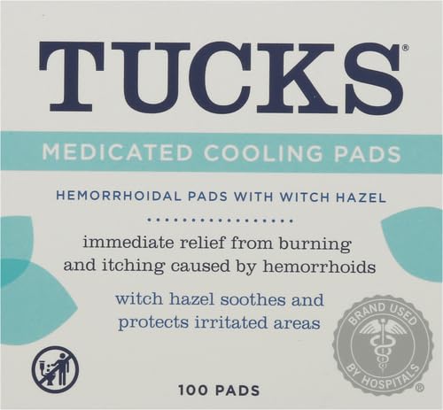 TUCKS Medicated Cooling Pads, 100 Count – Pads with Witch Hazel, Cleanses Sensitive Areas, Protects from Irritation, Hemorrhoid Treatment, Medicated Pads Used By Hospitals - Image 15