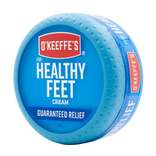 O'Keeffe's for Healthy Feet Foot Cream, Guaranteed Relief for Extremely Dry, Cracked Feet, Instantly Boosts Moisture Levels, 3.2 Ounce Jar, (Pack of 1) - Image 1