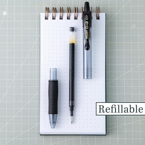 Pilot, G2 Premium Gel Roller Pens, Fine Point 0.7 MM, Black, Pack of 12 (Dozen Box) - Image 5