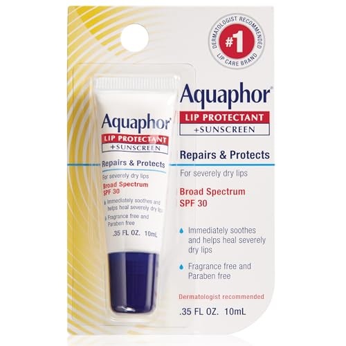 Aquaphor Lip Repair Lip Balm with Sunscreen, Lip Protectant, Lip Balm SPF 30, 0.35 Oz Tube - Image 1