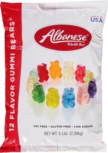 Albanese World's Best 12 Flavor Gummi Bears, 5lbs of Easter Candy, Great Easter Basket Stuffers - Image 14