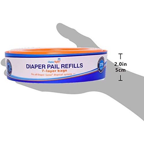 ChoiceRefill Compatible with Diaper Genie Pails, 4-Pack, 1080 Count - Image 2