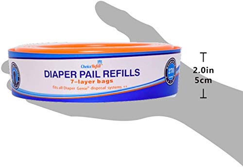 ChoiceRefill Compatible with Diaper Genie Pails, 4-Pack, 1080 Count - Image 2