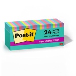 Post-it Super Sticky Notes, 3x3 in, 24 Pads, 2x the Sticking Power, Supernova Neons, Bright Colors, Recyclable - Image 9