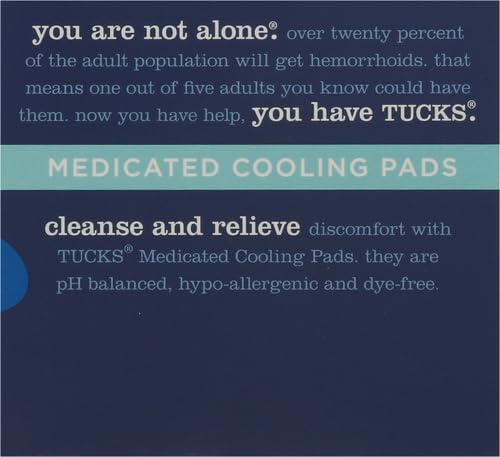 TUCKS Medicated Cooling Pads, 100 Count – Pads with Witch Hazel, Cleanses Sensitive Areas, Protects from Irritation, Hemorrhoid Treatment, Medicated Pads Used By Hospitals - Image 3