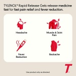 Tylenol Extra Strength Acetaminophen Rapid Release Gels, Pain Reliever & Fever Reducer, 100 ct - Image 13