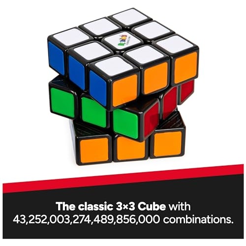Rubik’s Cube, The Original 3x3 Color-Matching Puzzle Classic Problem-Solving Challenging Brain Teaser Fidget Toy, Packaging May Vary, for Adults & Kids Ages 8 and up - Image 8
