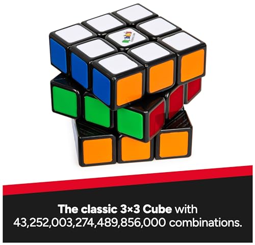 Rubik’s Cube, The Original 3x3 Color-Matching Puzzle Classic Problem-Solving Challenging Brain Teaser Fidget Toy, Packaging May Vary, for Adults & Kids Ages 8 and up - Image 8