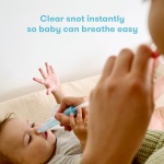 Frida Baby NoseFrida SnotSucker Nasal Aspirator for Baby, Baby Nose Sucker with 24 Extra Hygiene Filters - Image 6