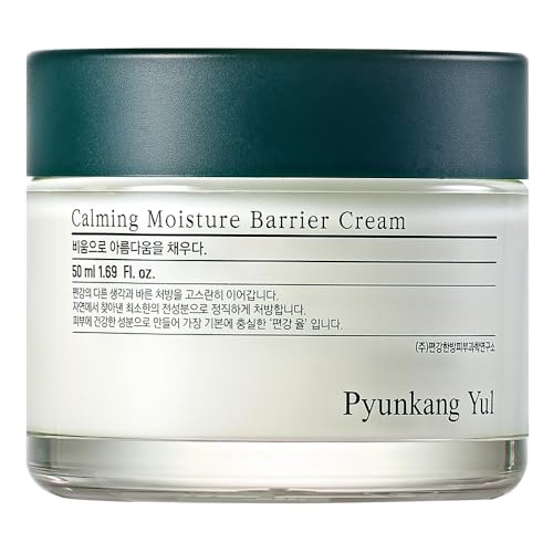 Pyunkang Yul [PKY] Calming Moisture Barrier Cream Instantly Soothes Sensitive Skin, Hyaluronic Acid & Ceramide for Hydration, Vegan, Korean Skincare (1.69 Fl. Oz, 50ml) - Image 1