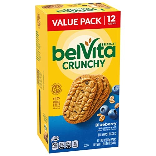 belVita Blueberry Breakfast Biscuits, Value Pack, 12 Packs (4 Biscuits Per Pack) - Image 9