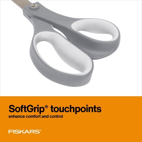 FISKARS All Purpose Scissors - High Performance and Designed for Comfort and Cutting - Sharp to Cut but Soft to Hold. Perfect for Art, Crafts and the Office - Image 4