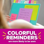 Post-it Super Sticky Notes, 3x3 in, 24 Pads, 2x the Sticking Power, Supernova Neons, Bright Colors, Recyclable - Image 14