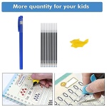 magic Practice Copybook, Reusable Writing Practice Book, for Preschool Kids Age 3-8 ​Calligraphy 7.8in×5.5in(5 Books with Pens) - Image 4