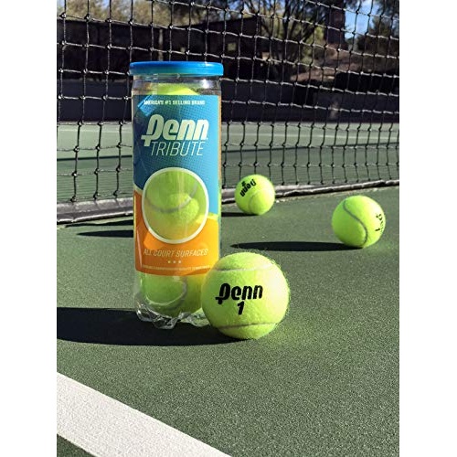 Penn Tribute - All Courts Felt Pressurized Tennis Ball, 1 Can, 3 Balls - Image 5