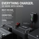 NOCO GENIUS1, 1A Smart Car Battery Charger, 6V and 12V Automotive Charger, Battery Maintainer, Trickle Charger, Float Charger and Desulfator for Motorcycle, ATV, Lithium and Deep Cycle Batteries - Image 4