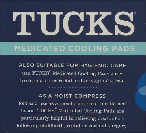 TUCKS Medicated Cooling Pads, 100 Count – Pads with Witch Hazel, Cleanses Sensitive Areas, Protects from Irritation, Hemorrhoid Treatment, Medicated Pads Used By Hospitals - Image 4