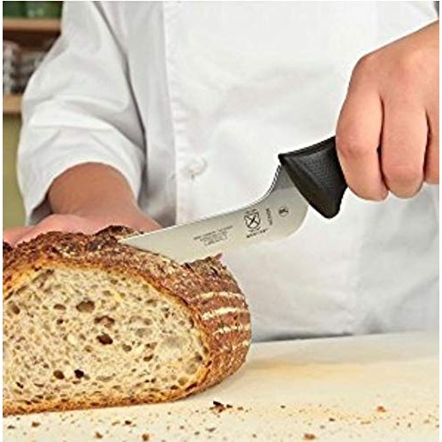 Mercer Culinary M23210 Millennia Black Handle, 10-Inch Wide Wavy Edge, Bread Knife - Image 3