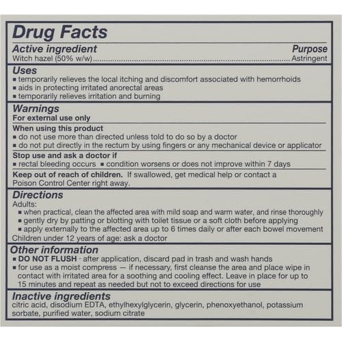 TUCKS Medicated Cooling Pads, 100 Count – Pads with Witch Hazel, Cleanses Sensitive Areas, Protects from Irritation, Hemorrhoid Treatment, Medicated Pads Used By Hospitals - Image 14