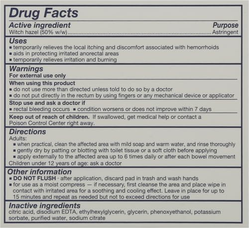 TUCKS Medicated Cooling Pads, 100 Count – Pads with Witch Hazel, Cleanses Sensitive Areas, Protects from Irritation, Hemorrhoid Treatment, Medicated Pads Used By Hospitals - Image 14