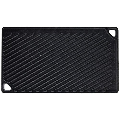 Lodge LDP3 Cast Iron Rectangular Reversible Grill/Griddle, 9.5-inch x 16.75-inch, Black - Image 6