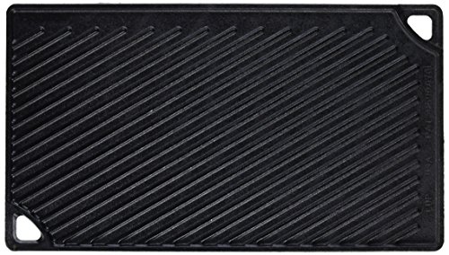 Lodge LDP3 Cast Iron Rectangular Reversible Grill/Griddle, 9.5-inch x 16.75-inch, Black - Image 6