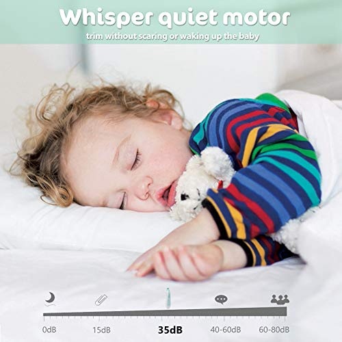 Baby Nail Trimmer Electric Nail File Baby Nail Clippers, Safe Nail Filer Grinder Kit for Newborn Infant Toddler Kids or Adults Toes Fingernails Care Trim Polish, with Led Light and 10 Grinding Heads - Image 5