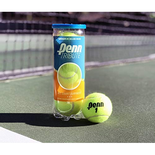 Penn Tribute - All Courts Felt Pressurized Tennis Ball, 1 Can, 3 Balls - Image 4