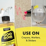 Goo Gone Adhesive Remover - 8 Ounce - Surface Safe Adhesive Remover Safely Removes Stickers Labels Decals Residue Tape Chewing Gum Grease Tar - Image 8