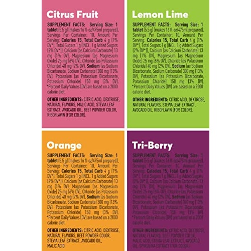 Nuun Sport Electrolyte Tablets for Proactive Hydration, Mixed Citrus Berry Flavors, 4 Pack (40 Servings) - Image 2