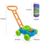 Lydaz Bubble Lawn Mower for Toddlers 1-3, Kids Bubble Blower Maker Machine, Outdoor Outside Summer Push Backyard Gardening Toys, Birthday Gifts Toys for Preschool Baby Boys Girls Age 1 2 3+ Year Old - Image 2