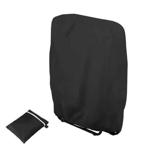 Naiveroo Outdoor Zero Gravity Folding Chair Cover Waterproof Dustproof Lawn Patio Furniture Covers All Weather Resistant 28"x43"（Black） - Image 1