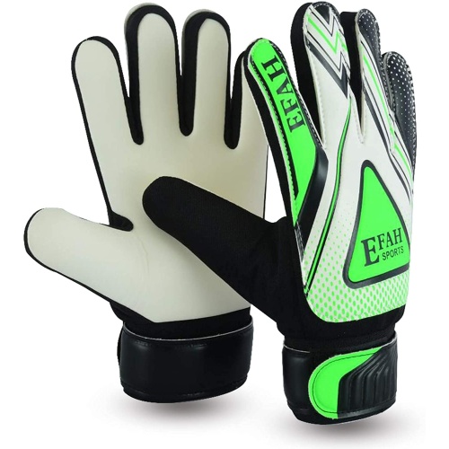EFAH SPORTS Soccer Goalie Goalkeeper Gloves for Kids Boys Children Football Gloves with Strong Grips - Image 1