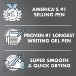 Pilot, G2 Premium Gel Roller Pens, Fine Point 0.7 mm, Black, Pack of 5 - Image 7