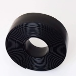 KOMORAX Black 2" Wide 20' Length Chair Vinyl Strap Strapping for Patio Lawn Garden Outdoor Furniture Matte Finish Color - Image 3