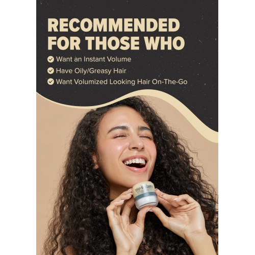 I DEW CARE Dry Shampoo Powder - Tap Secret | With Black Ginseng, Non-aerosol, Benzene-free, Mattifying Root Boost, No White Cast, Travel Size Dry Shampoo for Woman - Image 2