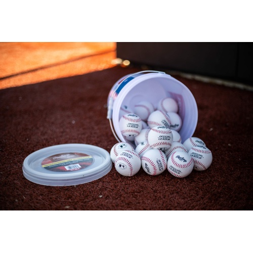 Rawlings | Official League Recreational Use Practice Baseballs | Youth/8U | OLB3 | Bucket | 24 Count - Image 5