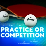 Franklin Sports Ping Pong Balls - Official Size + Weight White 40mm Table Tennis One Star Professional Durable High Performance 12 Count (Pack of 1) Packaging may vary - Image 5