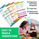 Air Fryer Cheat Sheet Magnets Cooking Guide Booklet - Air Fryer Magnetic Cheat Sheet Set Cooking Times Chart - Cookbooks Air Fryer Accessories Oven Cooking Pot Temp Guide Kitchen Conversion - Image 6