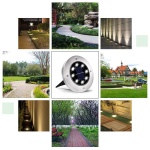 INCX Solar Lights for Outside,12 Pack Solar Lights Outdoor Waterproof, Solar Garden Lights Landscape Lighting for Patio Pathway Lawn Yard Deck Driveway Walkway White - Image 2