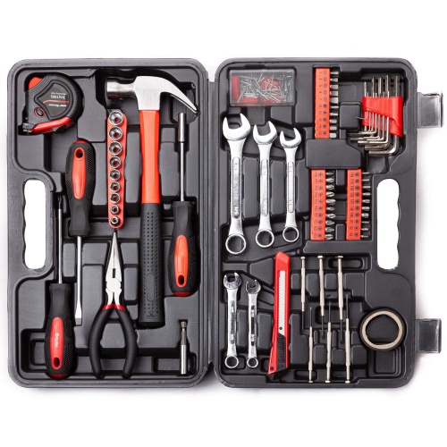 CARTMAN 148 Piece Automotive and Household Tool Set - Perfect for Car Enthusiasts and DIY Home Repairs - Image 1