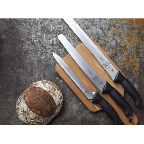 Mercer Culinary M23210 Millennia Black Handle, 10-Inch Wide Wavy Edge, Bread Knife - Image 2